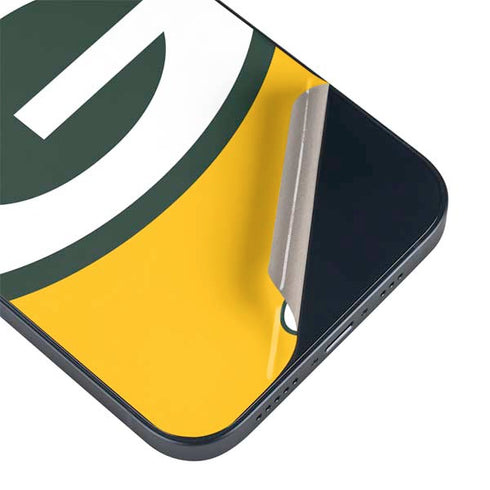 NFL Green Bay Packers Large Logo iPhone 15 Plus Skin