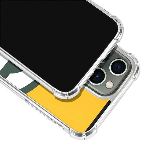 NFL Green Bay Packers Large Logo iPhone 14 Pro Clear Case