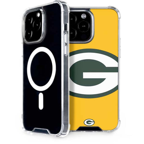 NFL Green Bay Packers Large Logo iPhone 15 Pro Max MagSafe Case