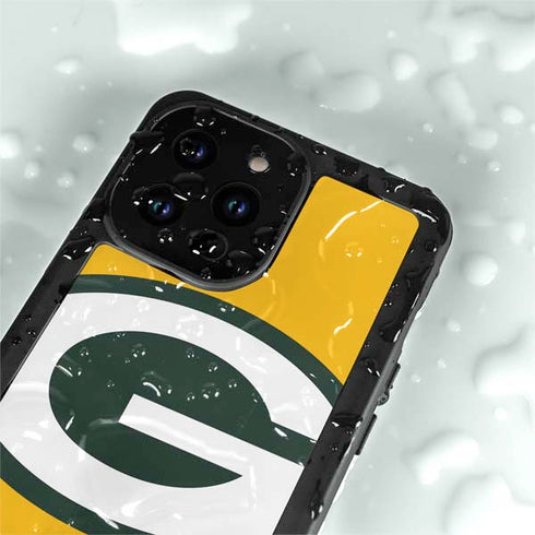NFL Green Bay Packers Large Logo iPhone 14 Pro Max Waterproof Case