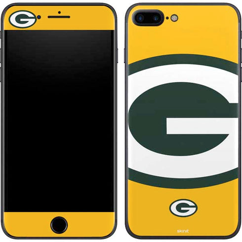 NFL Green Bay Packers Large Logo iPhone 8 Plus Skin