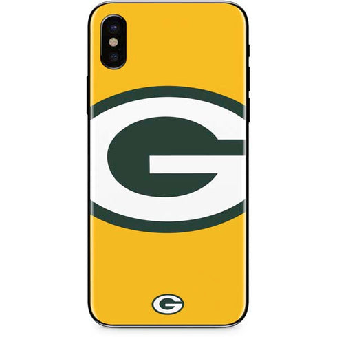 NFL Green Bay Packers Large Logo iPhone X Skin
