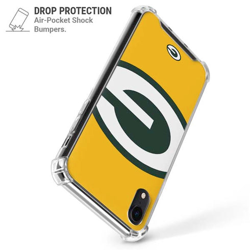 NFL Green Bay Packers Large Logo iPhone XR Clear Case
