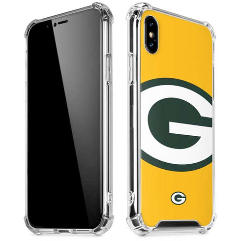 NFL Green Bay Packers Large Logo iPhone XS Max Clear Case