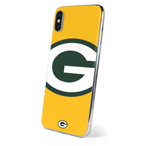 NFL Green Bay Packers Large Logo iPhone XS Skin