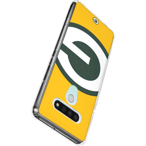 NFL Green Bay Packers Large Logo LG Stylo 6 Clear Case