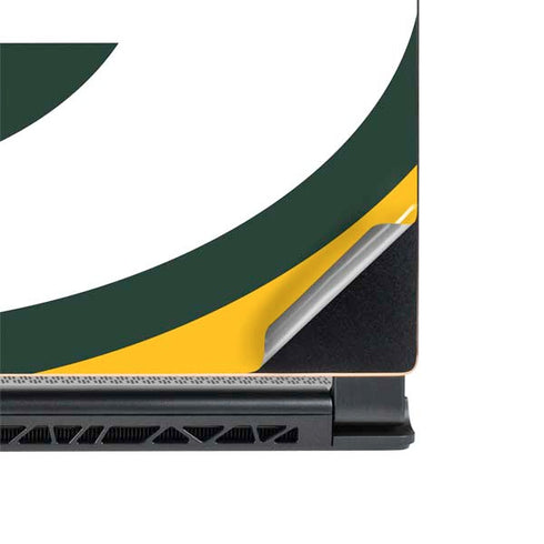 NFL Green Bay Packers Large Logo MSI GS65 Stealth Laptop Skin