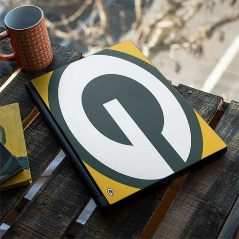 NFL Green Bay Packers Large Logo MSI GS65 Stealth Laptop Skin