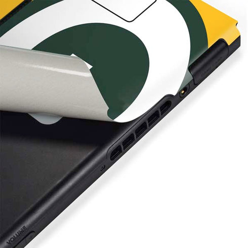 NFL Green Bay Packers Large Logo Nintendo Switch Bundle Skin