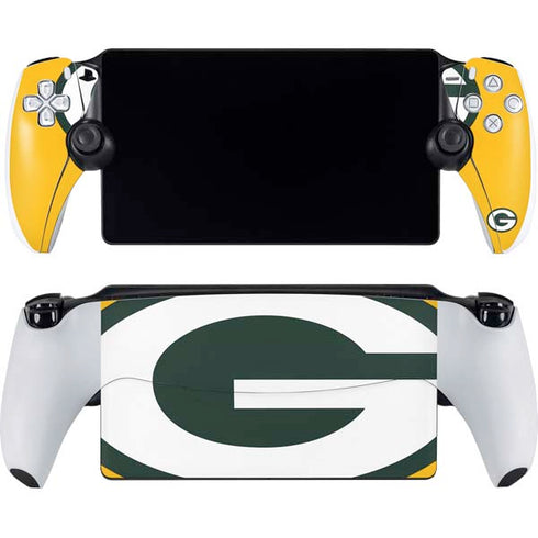 NFL Green Bay Packers Large Logo PlayStation Portal Remote Player Skin
