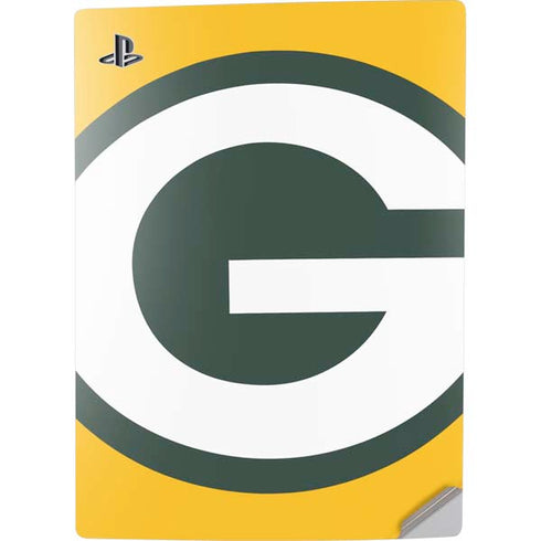 NFL Green Bay Packers Large Logo PS5 Digital Edition Console Skin