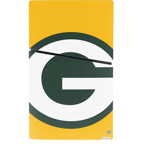 NFL Green Bay Packers Large Logo PS5 Slim Digital Edition Console Skin