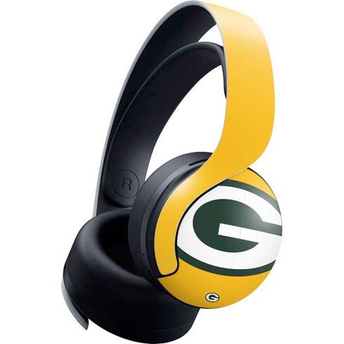 NFL Green Bay Packers Large Logo PULSE 3D Wireless Headset for PS5 Skin