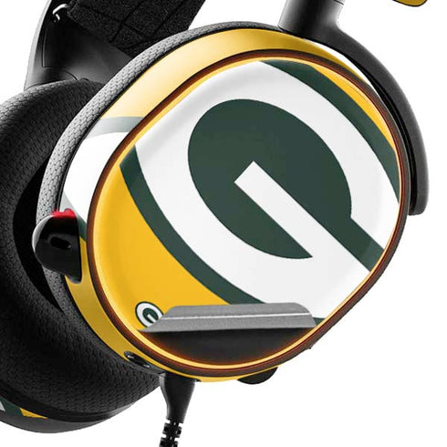 NFL Green Bay Packers Large Logo SteelSeries Arctis 5 Skin