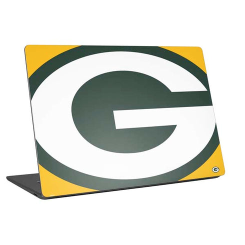 NFL Green Bay Packers Large Logo Universal Laptop 12in (9.8 x 6.8in) Skin