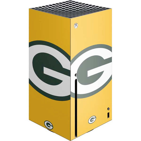 NFL Green Bay Packers Large Logo Xbox Series X Console Skin