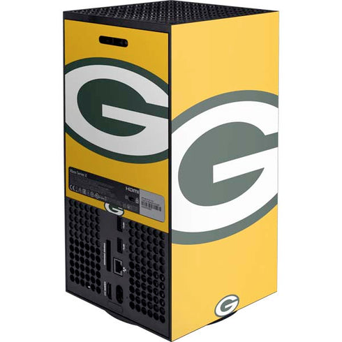 NFL Green Bay Packers Large Logo Xbox Series X Console Skin