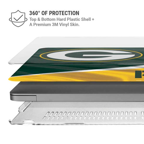 NFL Green Bay Packers MacBook Pro 16in (2021-25) Case plus Skin