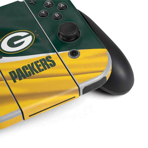 NFL Green Bay Packers Nintendo Switch OLED (2021) Skin