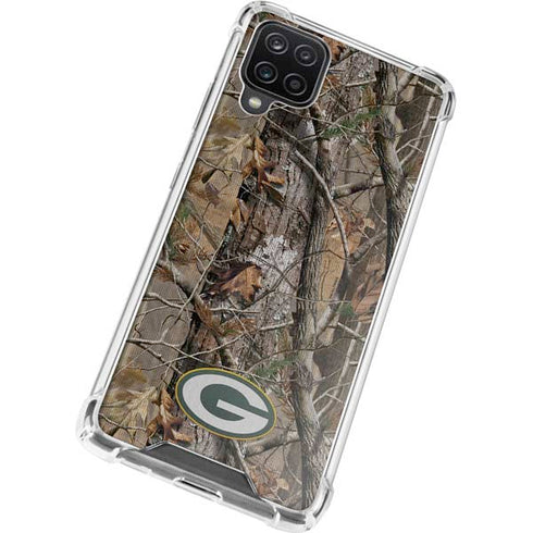 NFL Green Bay Packers Realtree AP Camo Galaxy A12 Clear Case