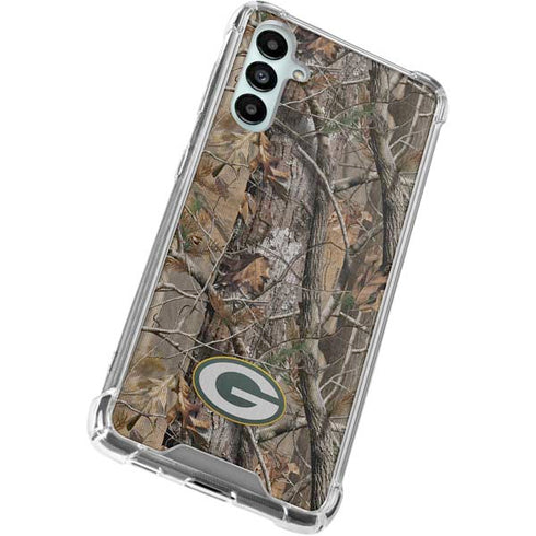NFL Green Bay Packers Realtree AP Camo Galaxy A15 5G Clear Case