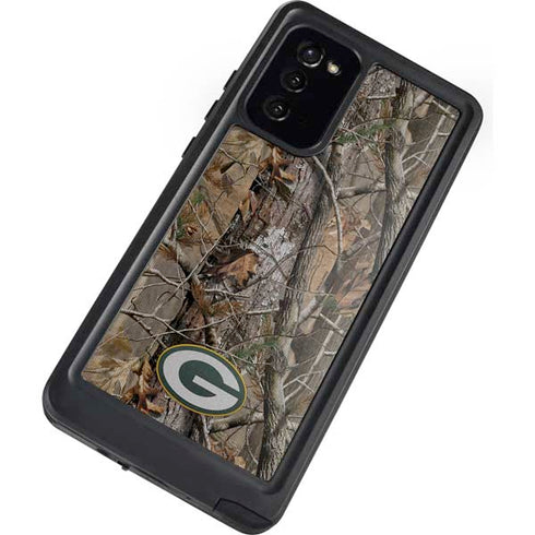 NFL Green Bay Packers Realtree AP Camo Galaxy Note20 5G Waterproof Case