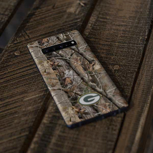 NFL Green Bay Packers Realtree AP Camo Galaxy S10 Skin