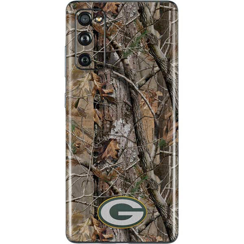 NFL Green Bay Packers Realtree AP Camo Galaxy S20 Fan Edition Skin