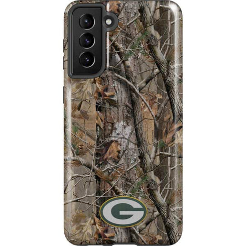 NFL Green Bay Packers Realtree AP Camo Galaxy S21 Plus 5G Pro Case