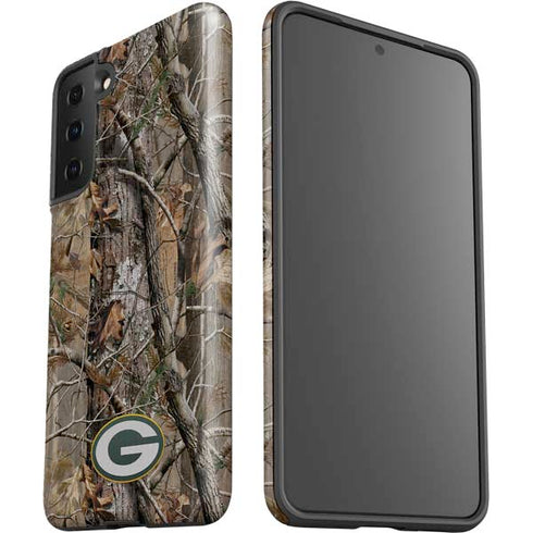 NFL Green Bay Packers Realtree AP Camo Galaxy S21 Plus 5G Pro Case