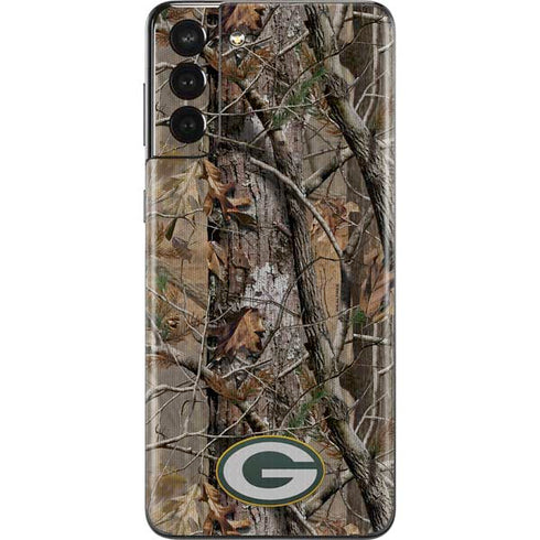 NFL Green Bay Packers Realtree AP Camo Galaxy S21 Plus 5G Skin