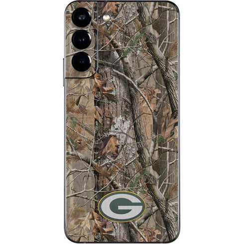 NFL Green Bay Packers Realtree AP Camo Galaxy S22 Plus Skin