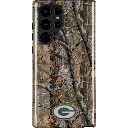 NFL Green Bay Packers Realtree AP Camo Galaxy S22 Ultra Pro Case