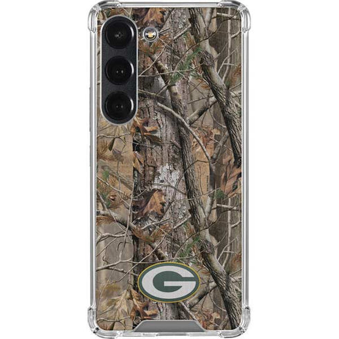 NFL Green Bay Packers Realtree AP Camo Galaxy S23 Clear Case