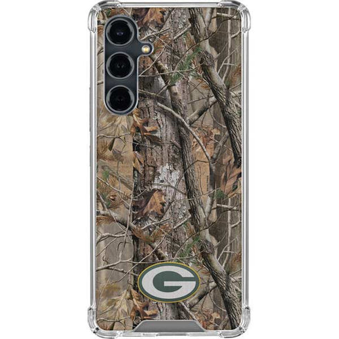NFL Green Bay Packers Realtree AP Camo Galaxy S23 FE Clear Case