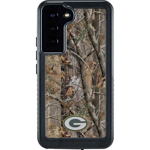 NFL Green Bay Packers Realtree AP Camo Galaxy S23 Plus Waterproof Case