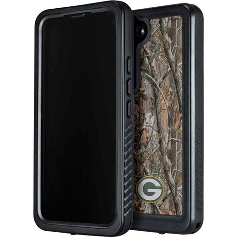 NFL Green Bay Packers Realtree AP Camo Galaxy S23 Plus Waterproof Case