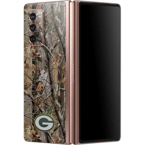 NFL Green Bay Packers Realtree AP Camo Galaxy Z Fold2 5G Skin