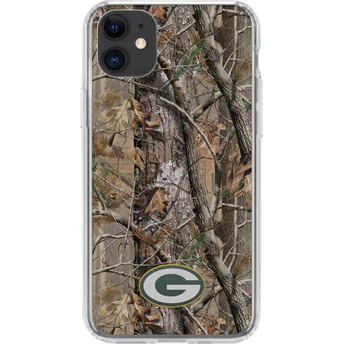 NFL Green Bay Packers Realtree AP Camo iPhone 11 Clear Case