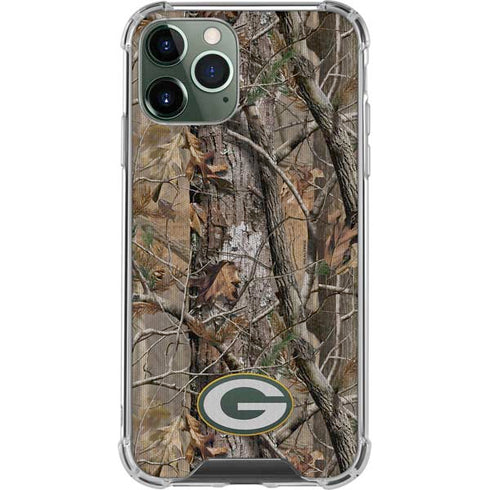 NFL Green Bay Packers Realtree AP Camo iPhone 11 Pro Max Clear Case