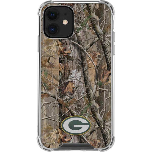 NFL Green Bay Packers Realtree AP Camo iPhone 12 Mini Clear Case