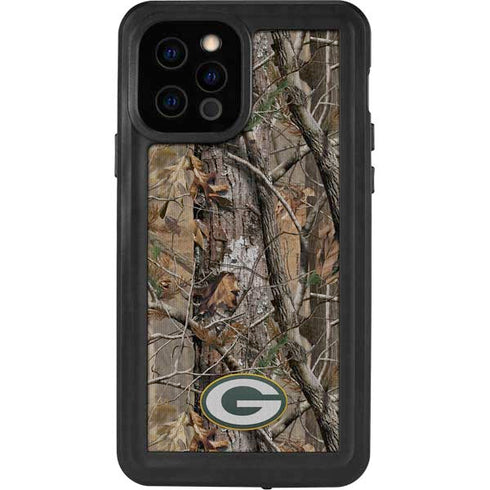 NFL Green Bay Packers Realtree AP Camo iPhone 12 Pro Waterproof Case