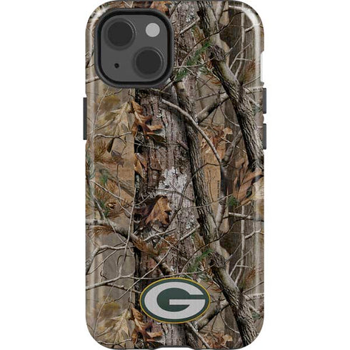 NFL Green Bay Packers Realtree AP Camo iPhone 15 Impact Case