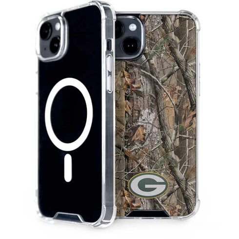 NFL Green Bay Packers Realtree AP Camo iPhone 15 Plus MagSafe Case