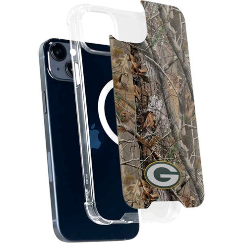 NFL Green Bay Packers Realtree AP Camo iPhone 15 Plus MagSafe Case