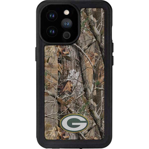 NFL Green Bay Packers Realtree AP Camo iPhone 14 Pro Max Waterproof Case