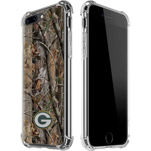 NFL Green Bay Packers Realtree AP Camo iPhone 7/8 Plus Clear Case