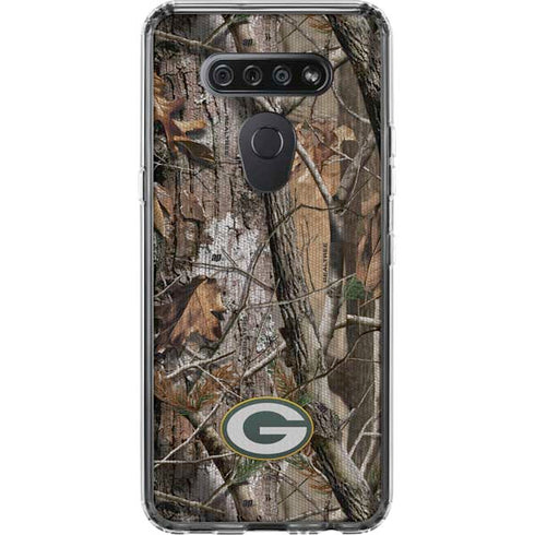 NFL Green Bay Packers Realtree AP Camo LG K51/Q51 Clear Case