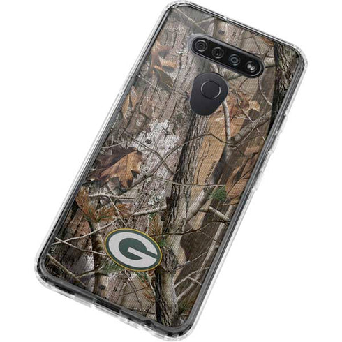 NFL Green Bay Packers Realtree AP Camo LG K51/Q51 Clear Case
