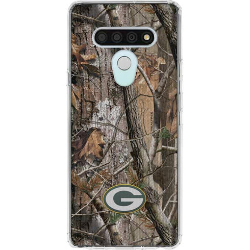 NFL Green Bay Packers Realtree AP Camo LG Stylo 6 Clear Case